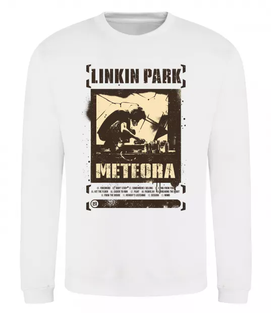 Світшот Linkin Park Meteora Білий фото