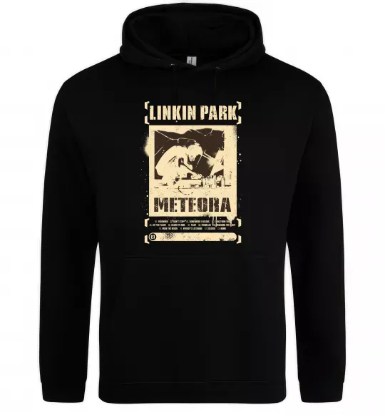 Чоловіча толстовка (худі) Linkin Park Meteora Чорний фото