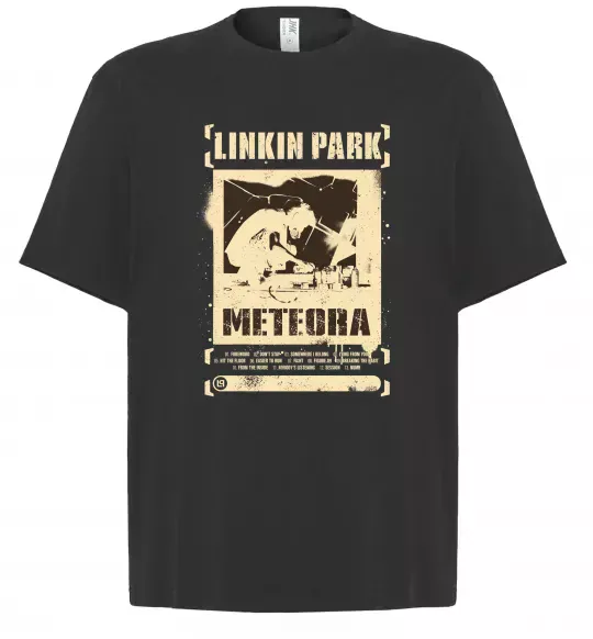 Футболка Оверсайз Linkin Park Meteora Чорний фото