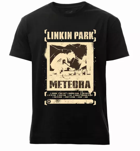 Мужская премиум футболка Linkin Park Meteora Черный фото
