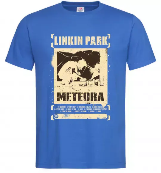 Мужская футболка Linkin Park Meteora Ярко-синий фото