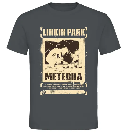 Мужская футболка Linkin Park Meteora Графит фото