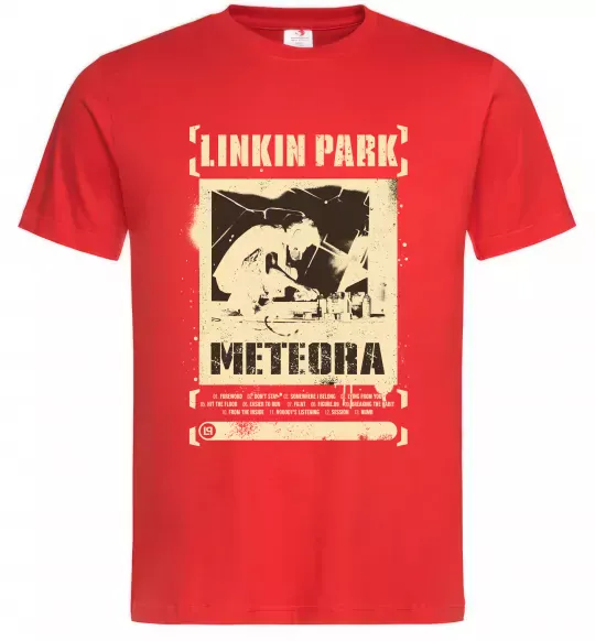 Мужская футболка Linkin Park Meteora Красный фото