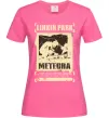 Жіноча футболка Linkin Park Meteora Яскраво-рожевий фото