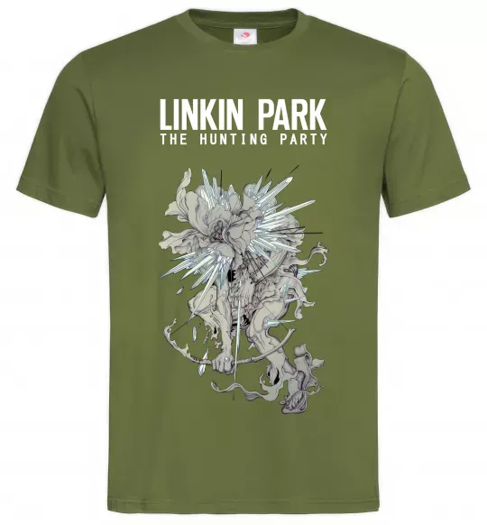 Чоловіча футболка The hunting party Оливковий фото