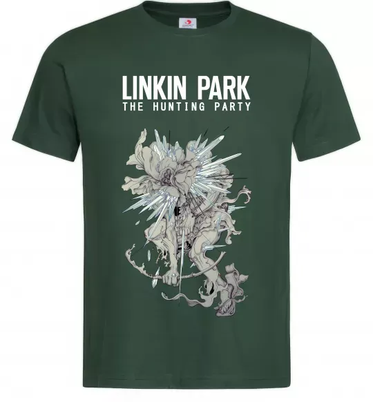 Чоловіча футболка The hunting party Темно-зелений фото