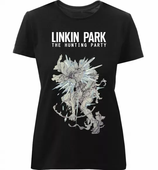 Жіноча преміум футболка The hunting party Чорний фото