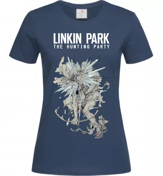 Женская футболка The hunting party Темно-синий фото