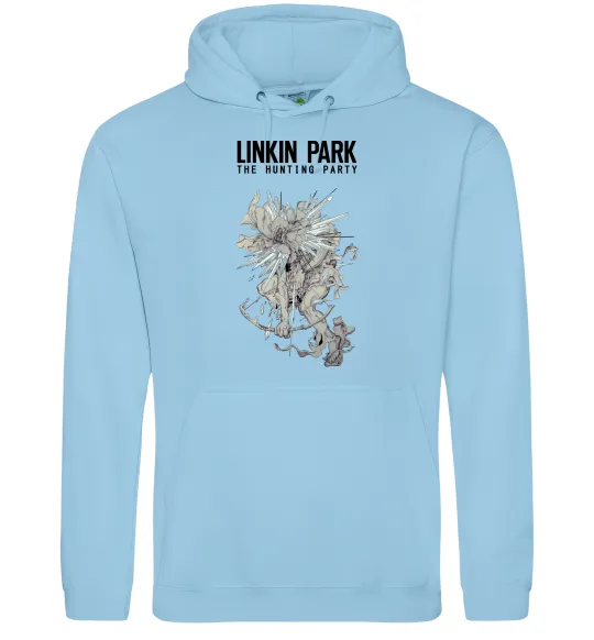 Мужская толстовка (худи) The hunting party Голубой фото