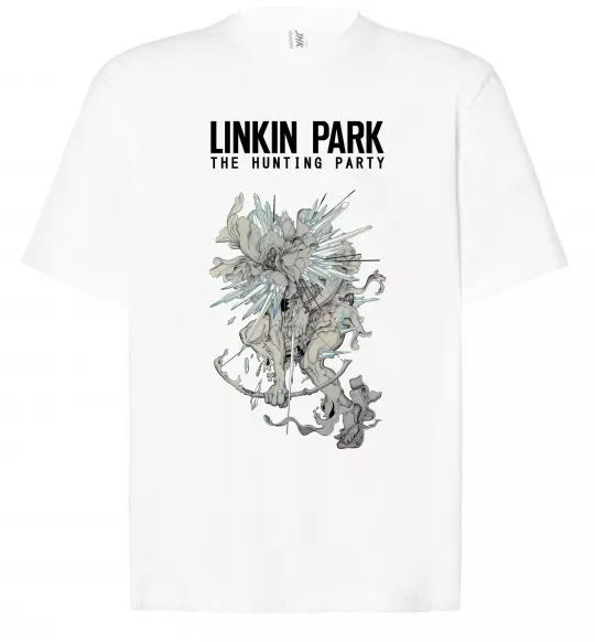 Футболка Оверсайз The hunting party Білий фото