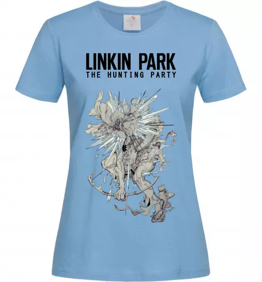 Женская футболка The hunting party Голубой фото