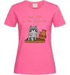 Женская футболка Так пох шо аж невдобно Ярко-розовый фото