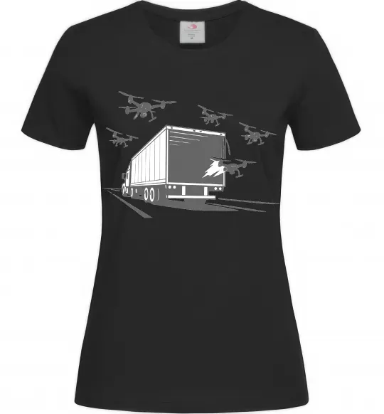 Жіноча футболка Операція Павутина Чорний фото