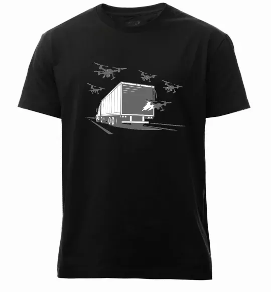 Мужская премиум футболка Операція Павутина Черный фото