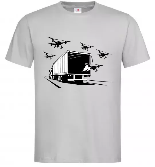 Мужская футболка Операція Павутина Серый фото