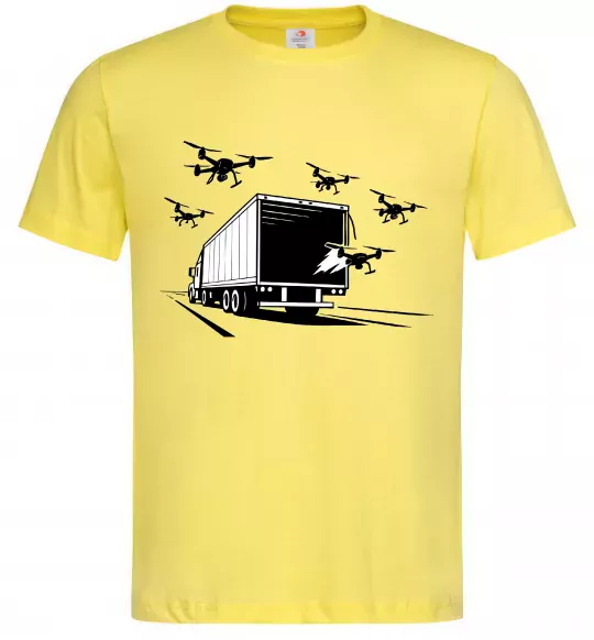 Мужская футболка Операція Павутина Лимонный фото