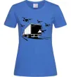 Жіноча футболка Операція Павутина Яскраво-синій фото