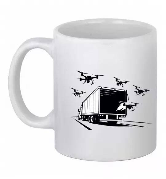 Чашка керамическая Операція Павутина Белый фото