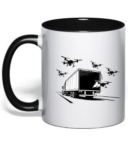 Чашка с цветной ручкой Операція Павутина