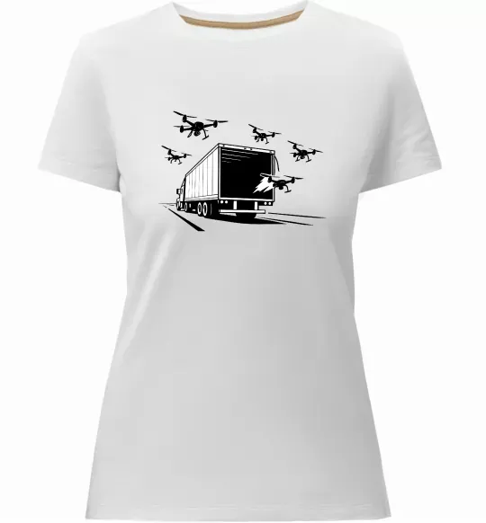 Жіноча преміум футболка Операція Павутина Білий фото