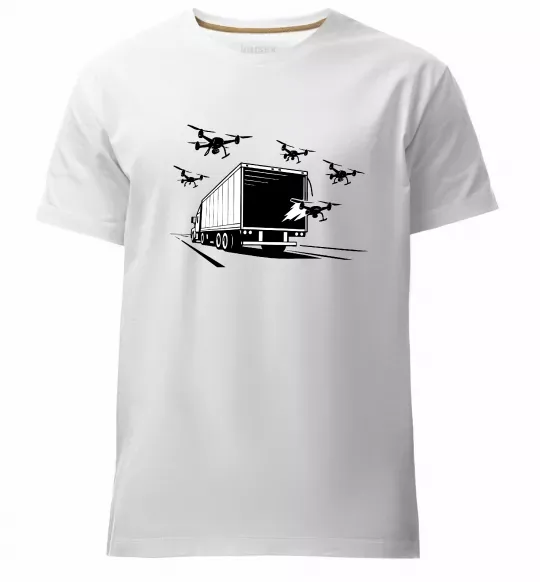 Мужская премиум футболка Операція Павутина Белый фото