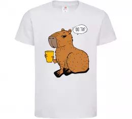 Детская футболка Capybara Potter Красный фото