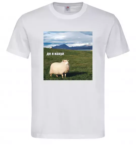 Мужская футболка Де я на Белый фото
