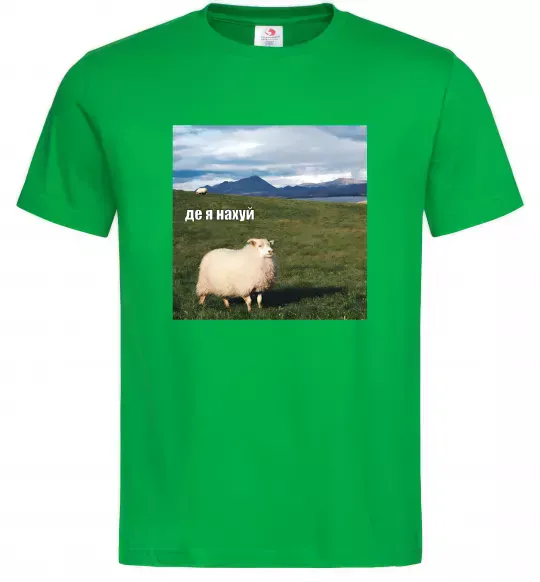 Мужская футболка Де я на Зеленый фото