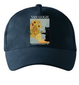 Кепка Van Gogh Sunflowers and cat