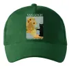Кепка Van Gogh Sunflowers and cat Темно-зеленый фото