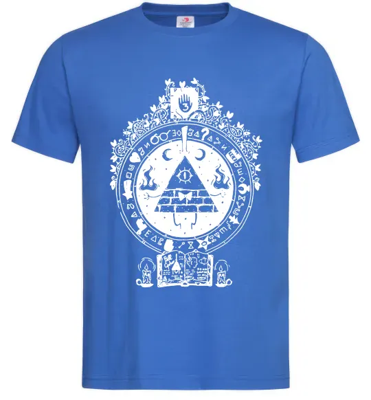 Чоловіча футболка Білл Шифр Gravity Falls Яскраво-синій фото