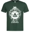 Чоловіча футболка Білл Шифр Gravity Falls Темно-зелений фото