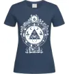 Жіноча футболка Білл Шифр Gravity Falls Темно-синій фото