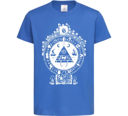 Детская футболка Білл Шифр Gravity Falls Ярко-синий фото