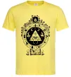 Чоловіча футболка Білл Шифр Gravity Falls Лимонний фото