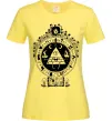 Жіноча футболка Білл Шифр Gravity Falls Лимонний фото