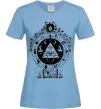 Жіноча футболка Білл Шифр Gravity Falls Блакитний фото