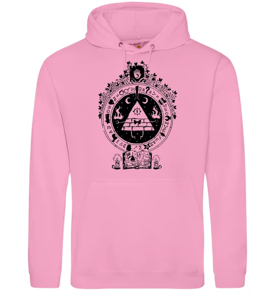 Мужская толстовка (худи) Білл Шифр Gravity Falls Розовый фото