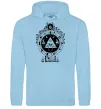 Женская толстовка (худи) Білл Шифр Gravity Falls Голубой фото