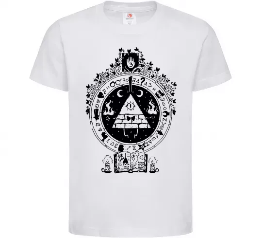 Детская футболка Білл Шифр Gravity Falls Белый фото