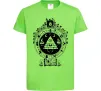 Детская футболка Білл Шифр Gravity Falls Лаймовый фото