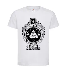 Детская футболка Білл Шифр Gravity Falls Белый фото