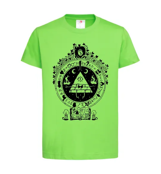 Детская футболка Білл Шифр Gravity Falls Лаймовый фото