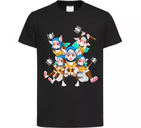 Детская футболка Meepo art Черный фото