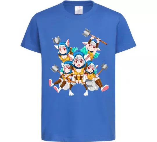 Детская футболка Meepo art Ярко-синий фото