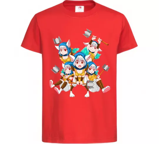 Детская футболка Meepo art Красный фото