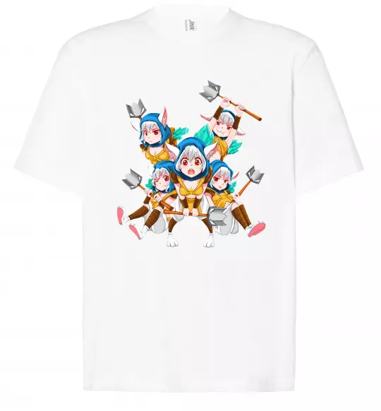 Футболка Оверсайз Meepo art Білий фото