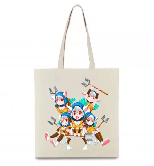 Еко-сумка Meepo art Бежевий фото