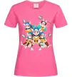 Жіноча футболка Meepo art Яскраво-рожевий фото