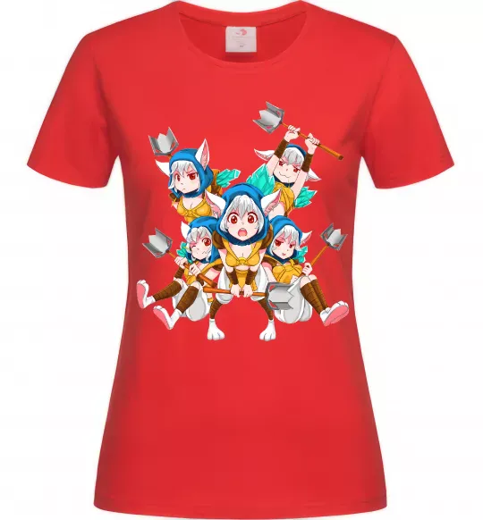 Жіноча футболка Meepo art Червоний фото